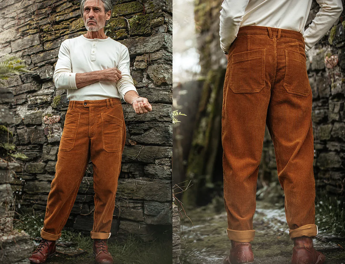 &SONS Ford Jumbo Cord Pant Tan