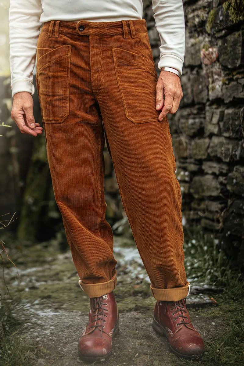 &SONS Ford Jumbo Cord Pant Tan