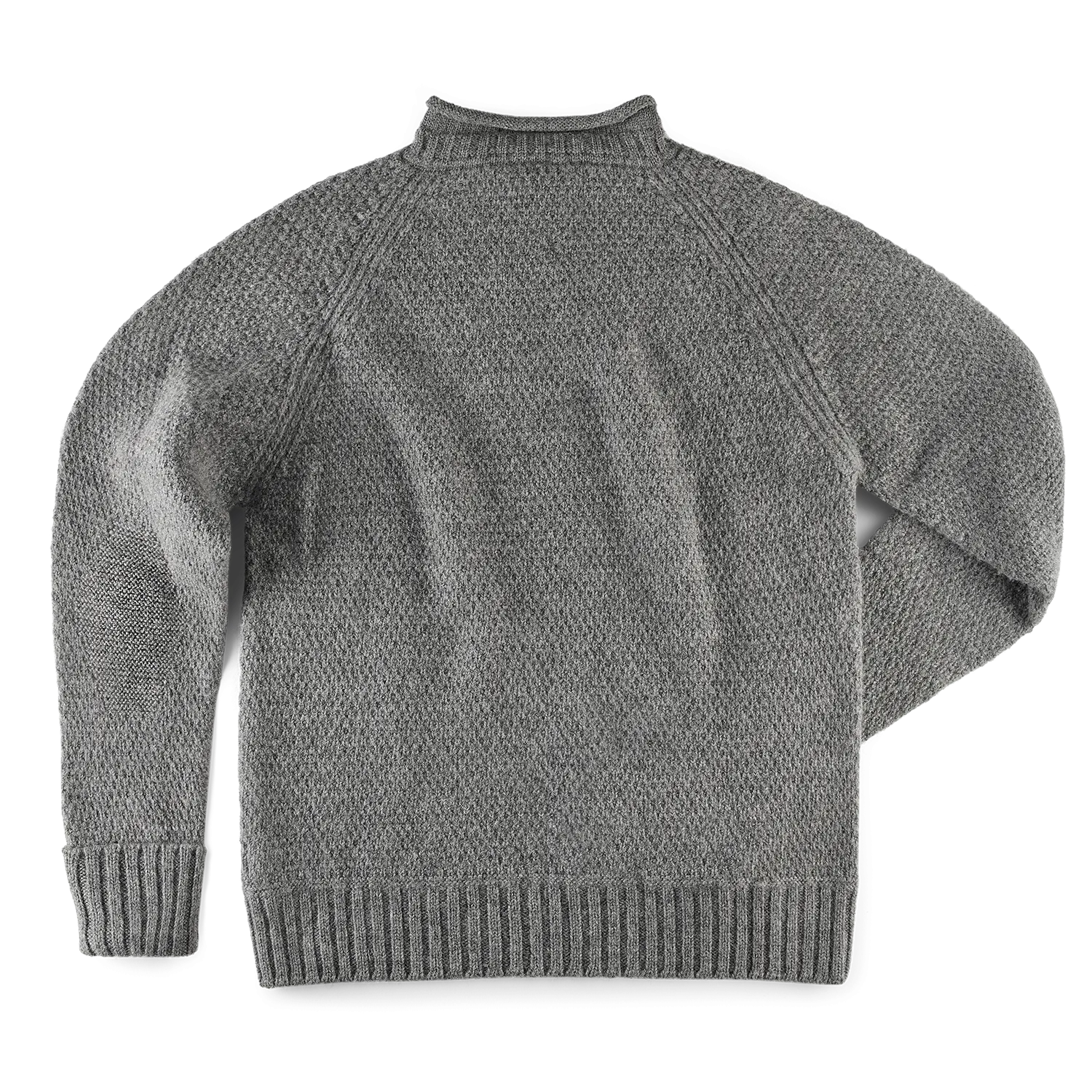 &SONS Lodge Jumper Rollneck Knit Steel Grey