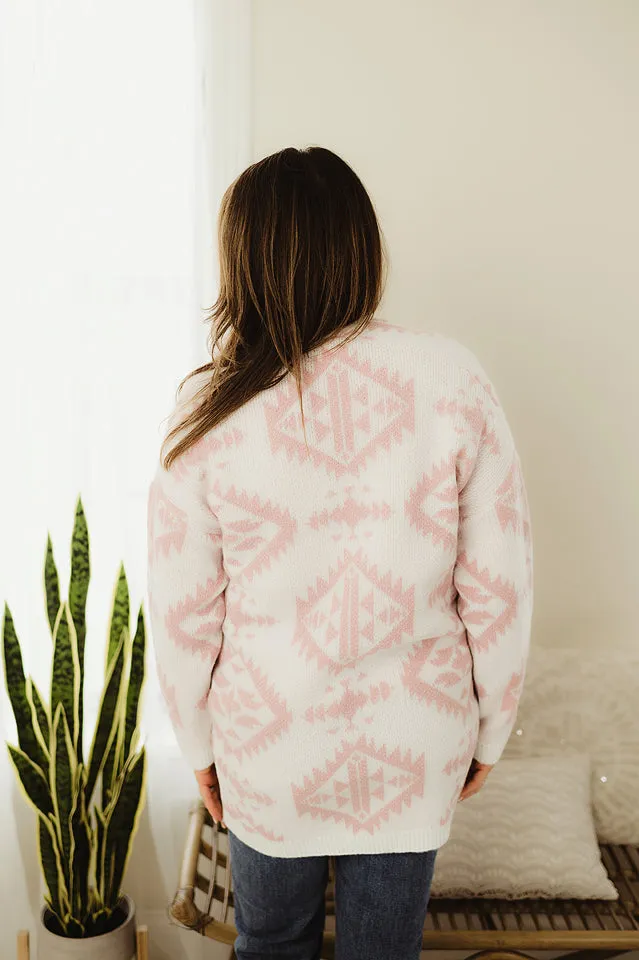 Aztec Printed Cardi