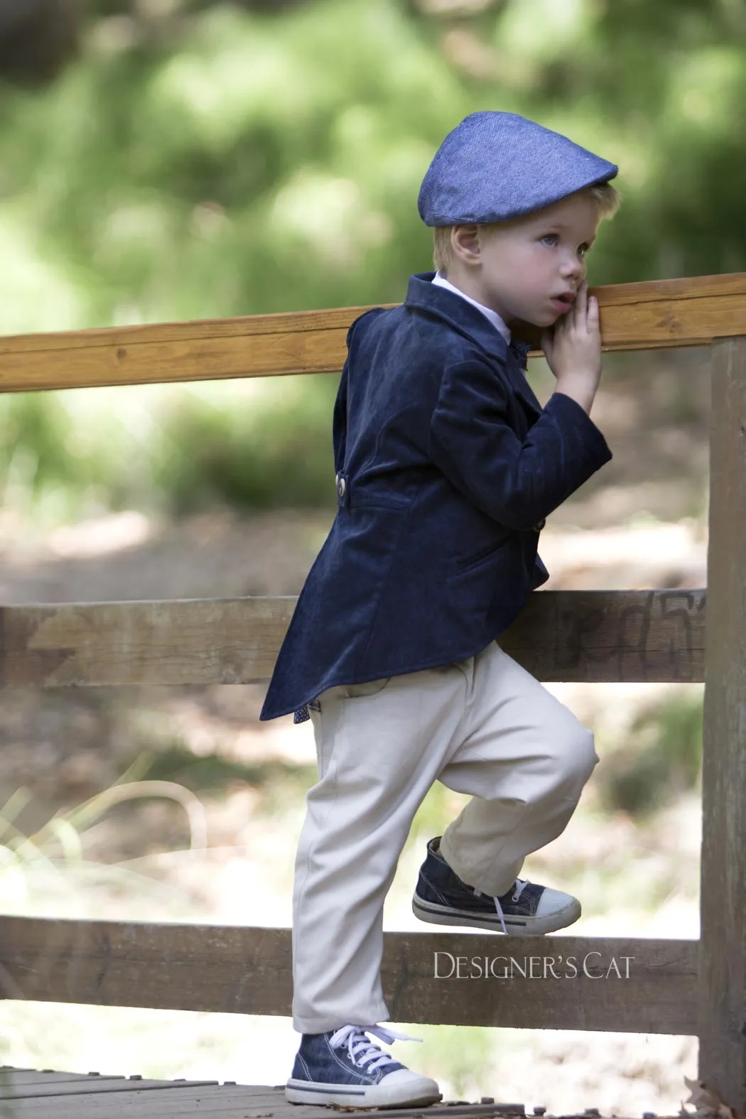 Baptism Outfit  for boy set 7pcs - ALLEGRINO Blue