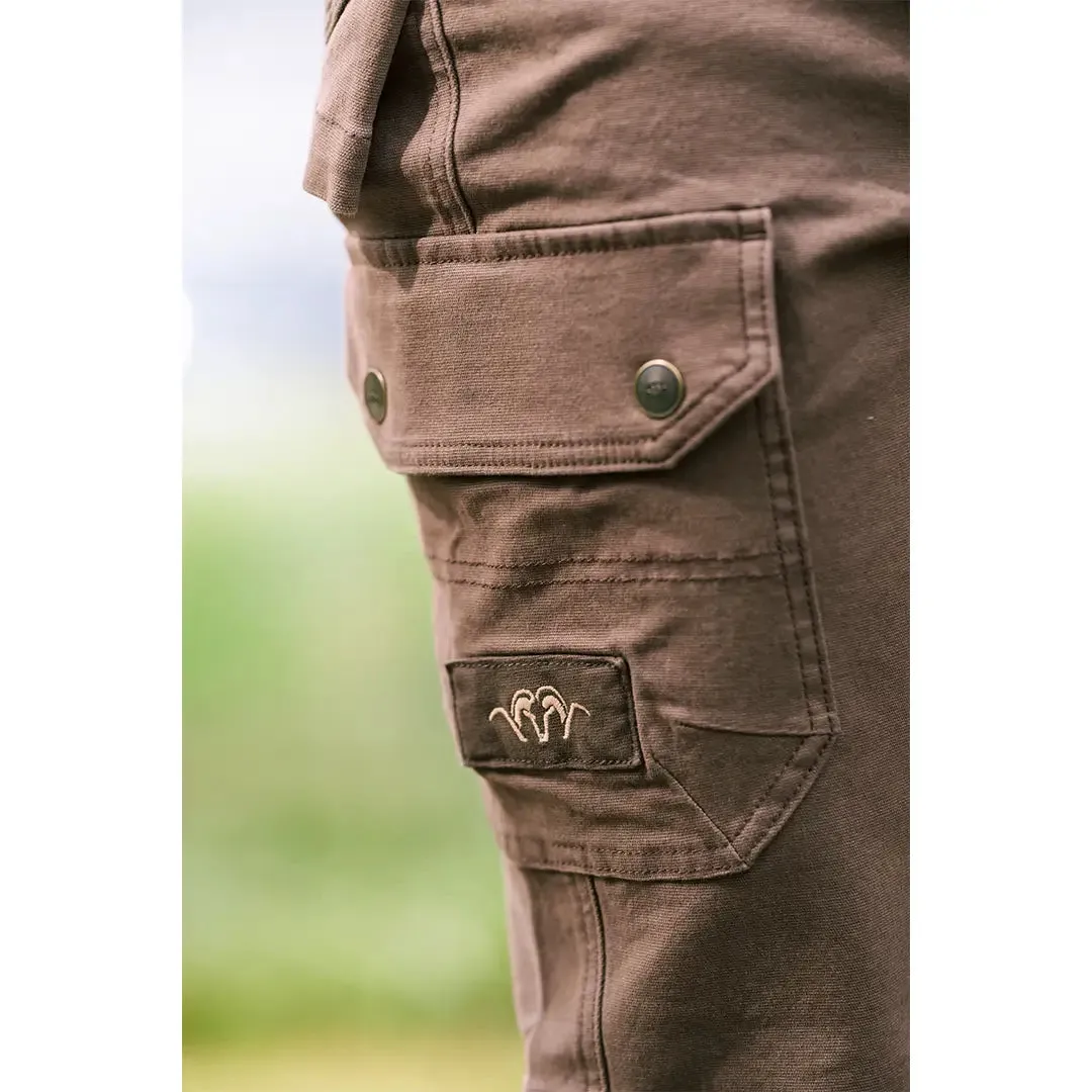 Ben Oxford Cotton Trousers - Teak by Blaser