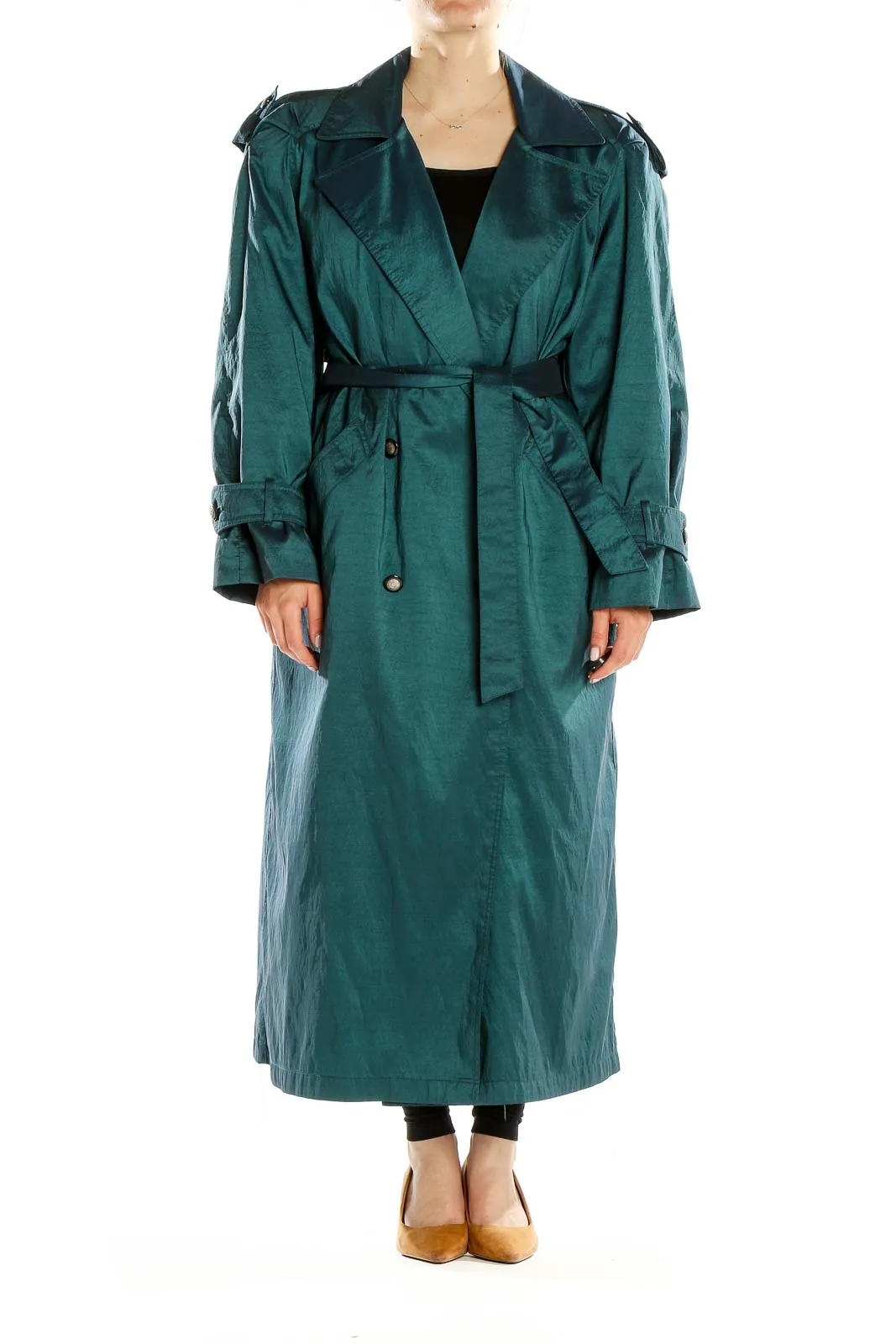 Blue Retro Trenchcoat