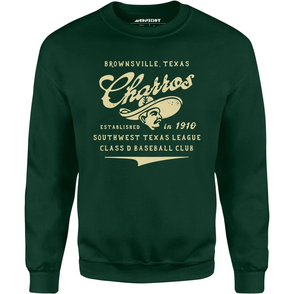 Brownsville Charros - Texas - Vintage Defunct Baseball Teams - Unisex Sweatshirt