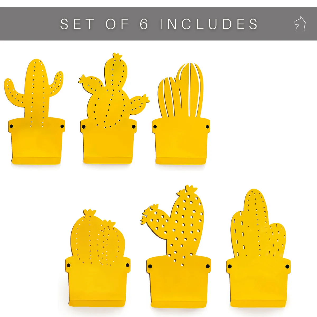 Cactus Hangers (set of 6)