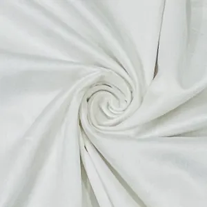 Classic White Solid Dyeable Chanderi Fabric