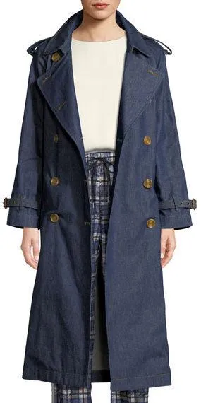 Denim Trench Coat