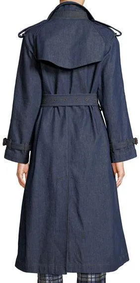 Denim Trench Coat