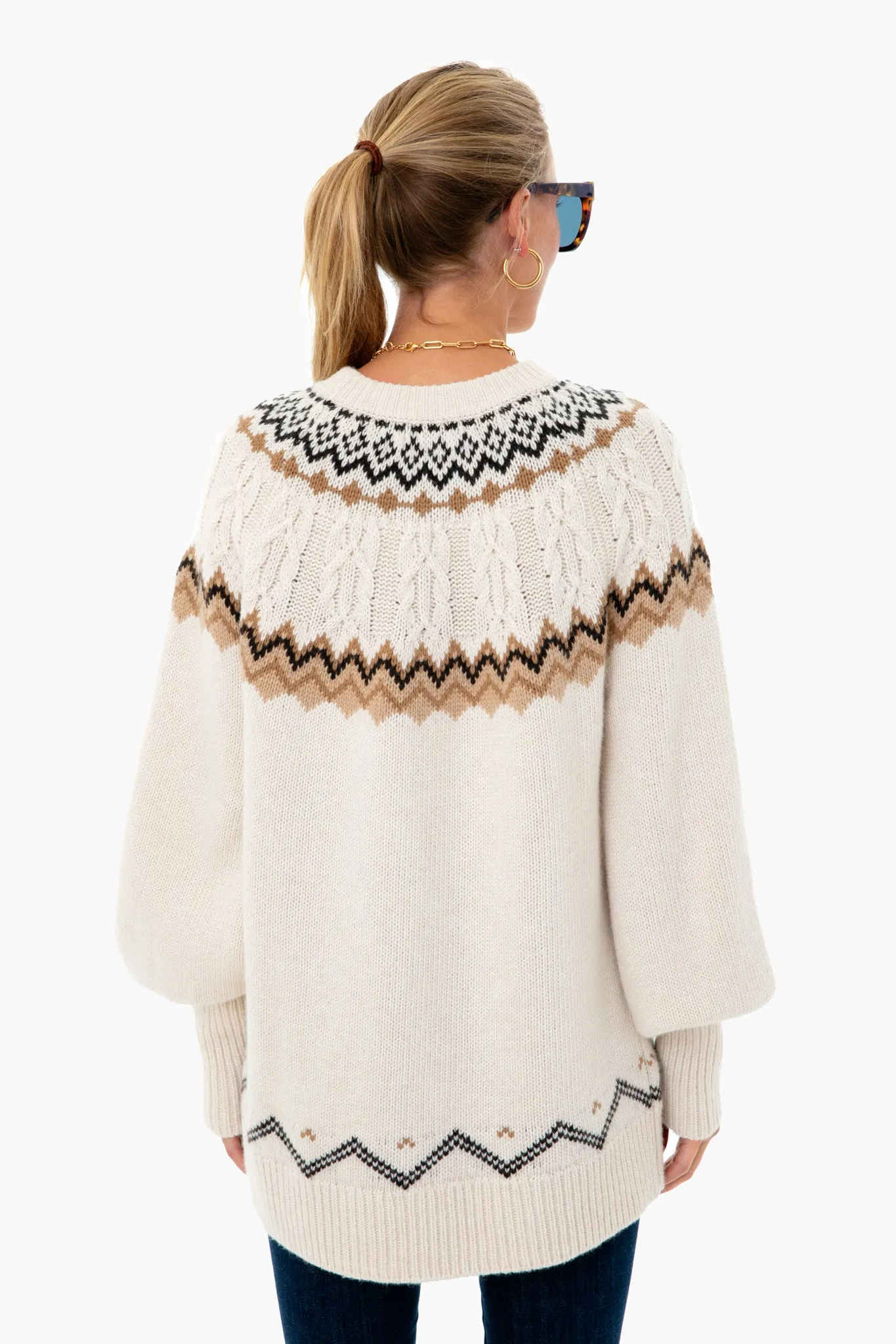 Dove Fair Isle Wren Sweater