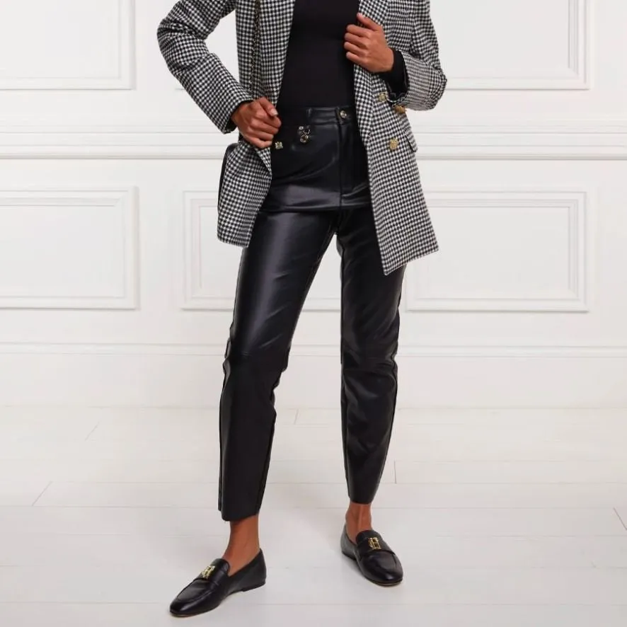 Dunwick Faux Leather Pant