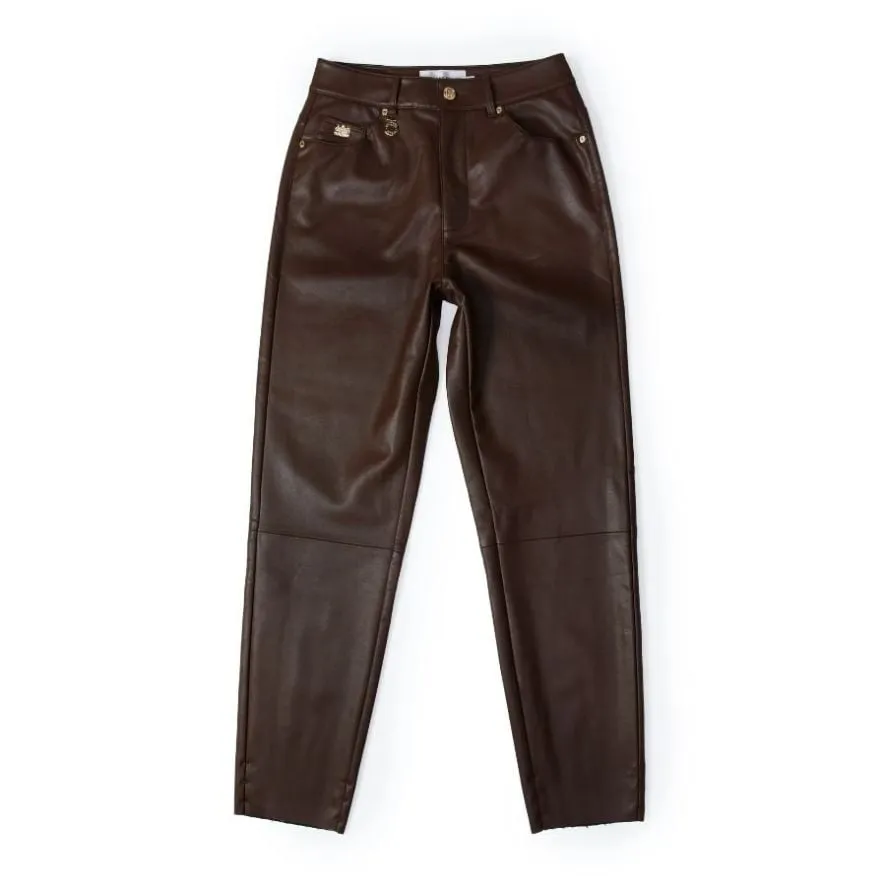 Dunwick Faux Leather Pant