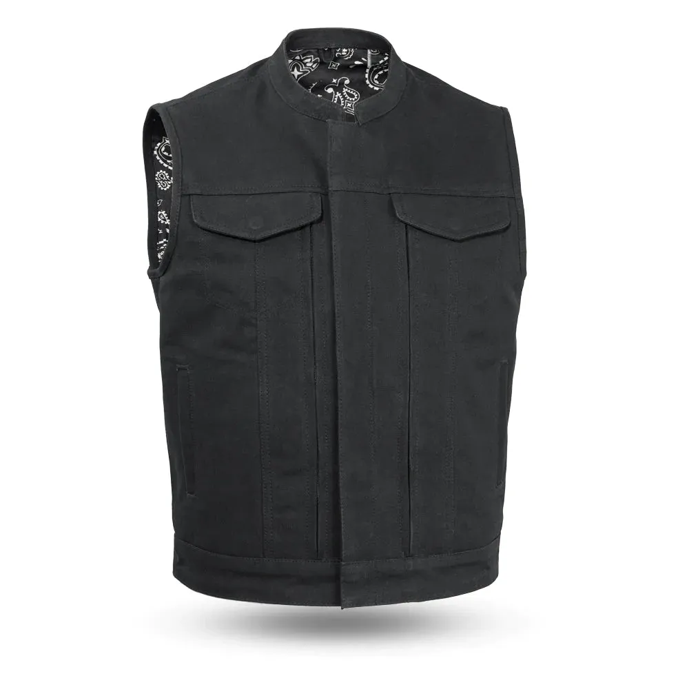 Highland V2 Men's Motorcycle Canvas Vest