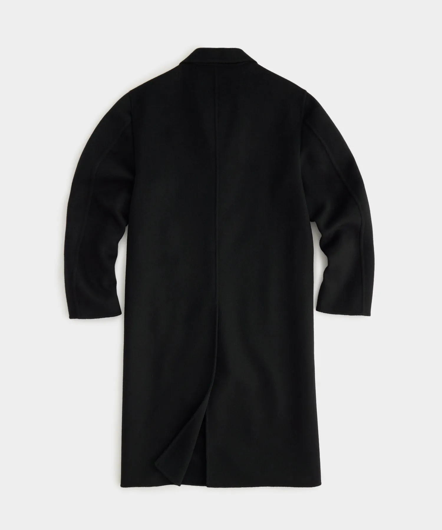 Italian Cashmere Topcoat in Black