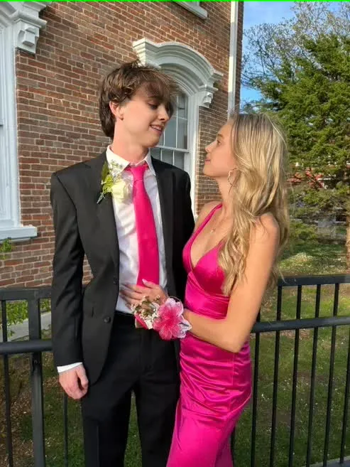 kamahe Sexy Mermaid Long Hot Pink Prom Dress 22th Birthday Outfits