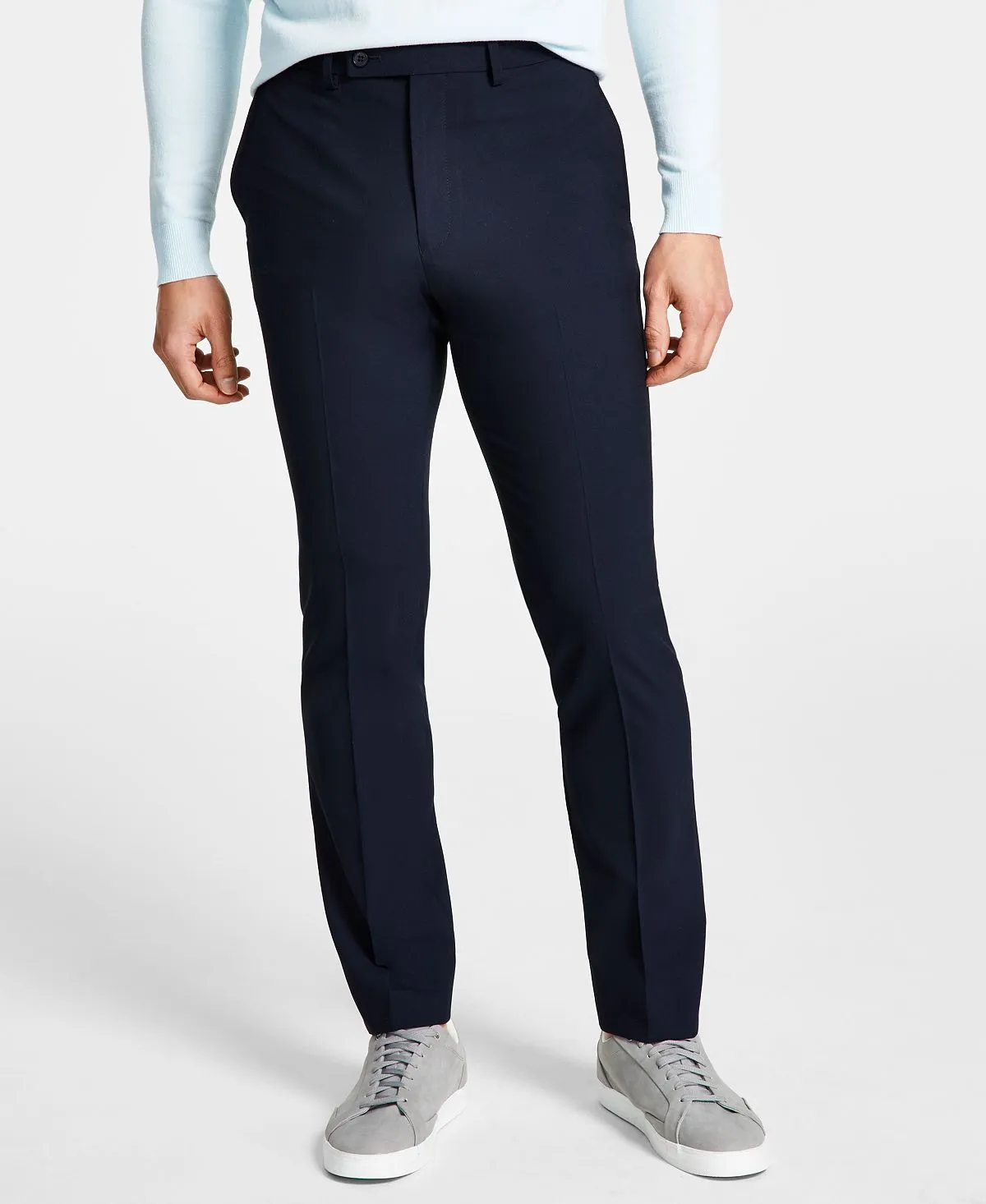 Men's elastic trousers, modern fit, DKNY, blue