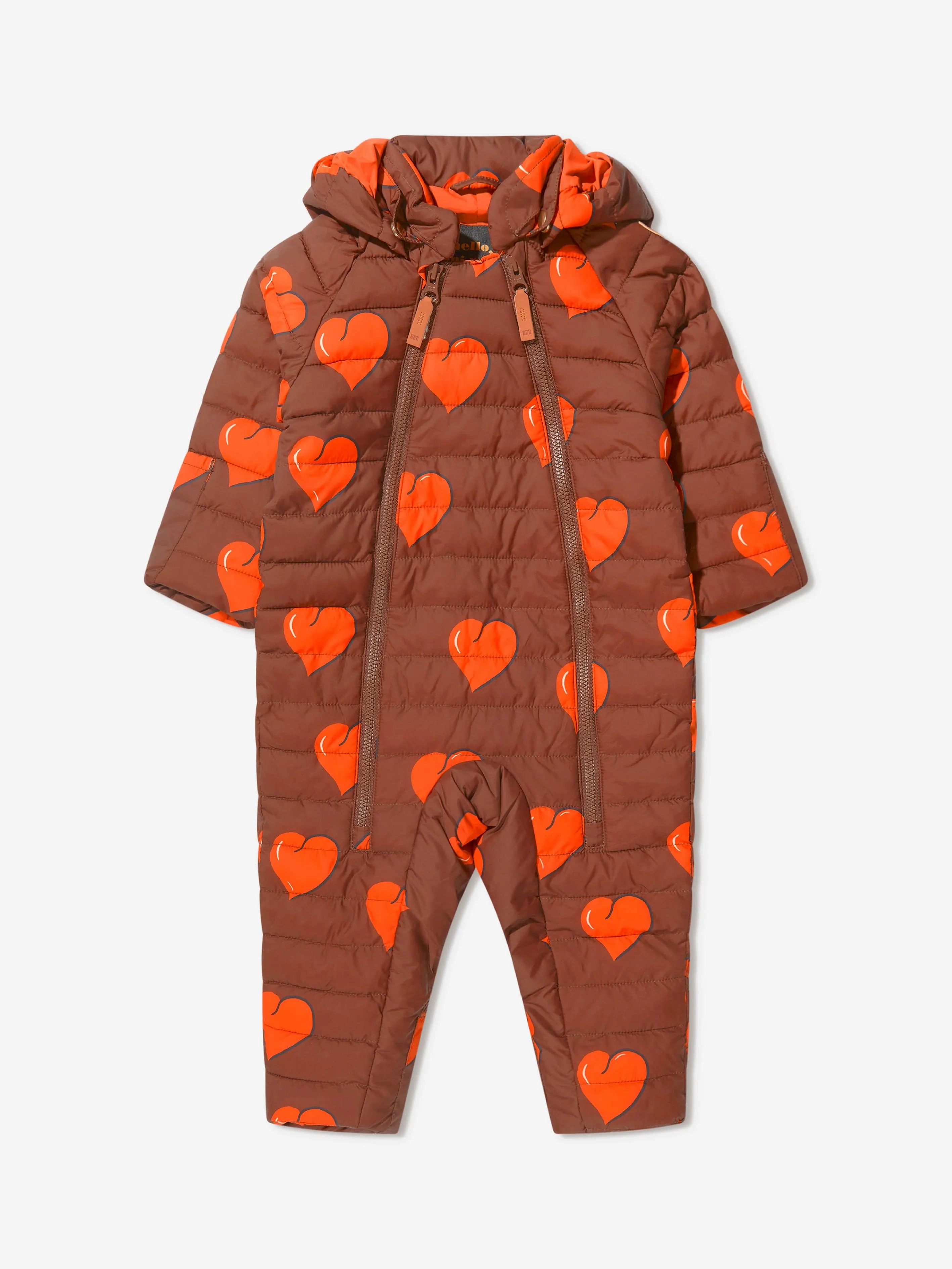 Mini Rodini Baby Girls Hearts Insulator Overall