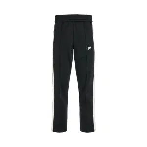 Monogram Track Pants in Black/Off White