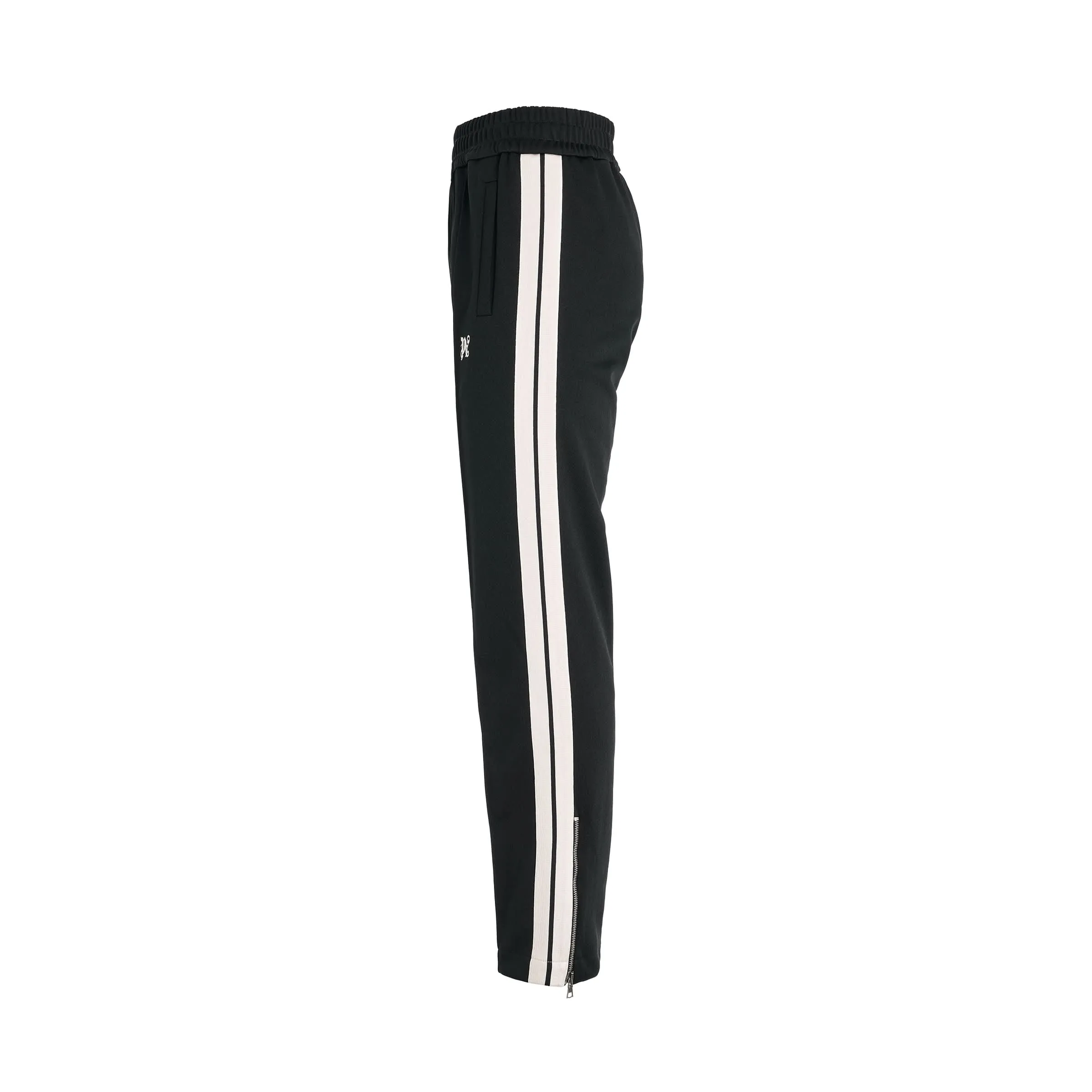 Monogram Track Pants in Black/Off White