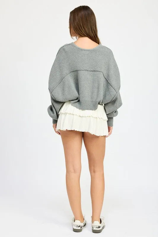 OVERSIZED SHRUG CARDIGAN