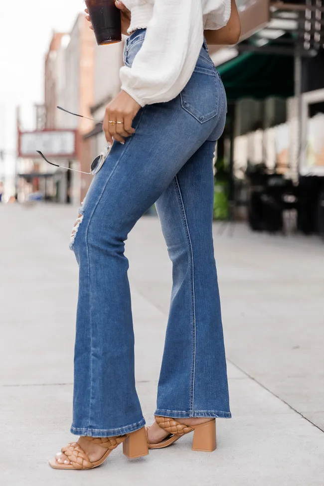 Reagan Medium Wash Flare Jeans FINAL SALE