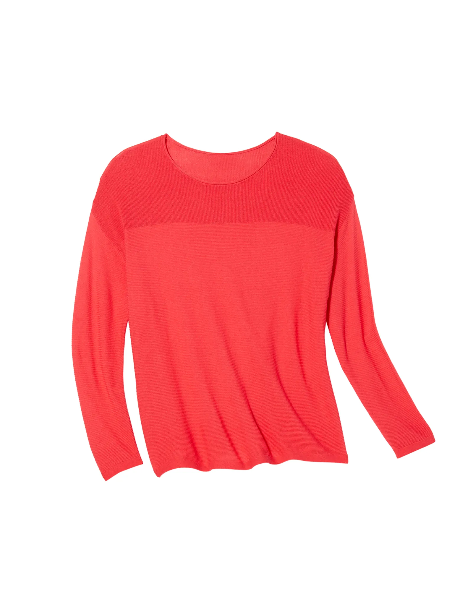 Rosabel Long Sleeve Textured Pullover Sweater | Pink