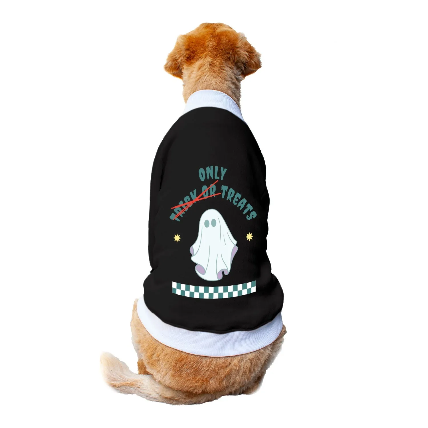 Ruse 'Basics' "Only Treats" Printed Crew Neck Full Sleeve Sweatshirt For Dogs