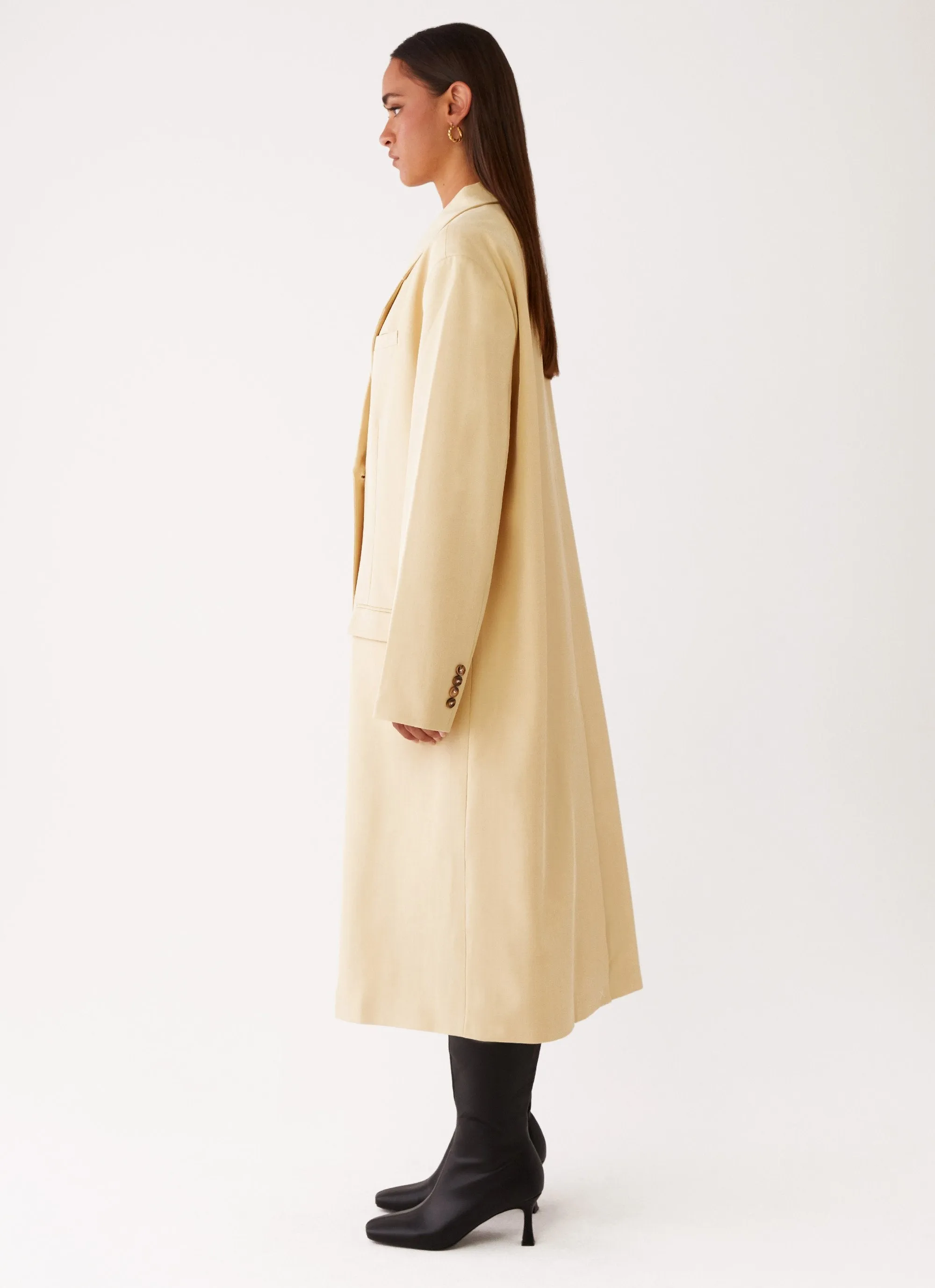 Stockholm Oversized Coat - Butter