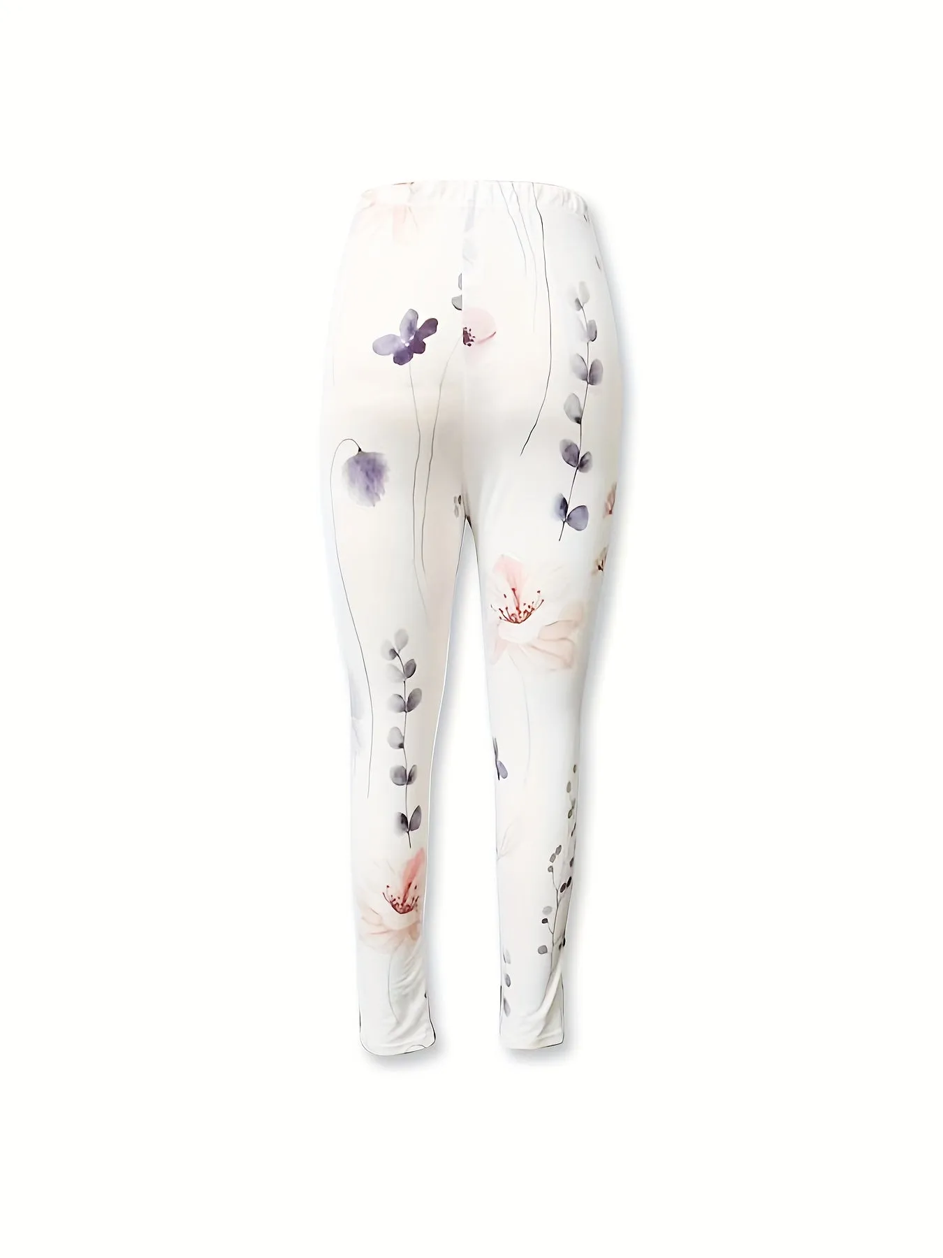 Stylish Graphic Print Skinny Leggings for Women