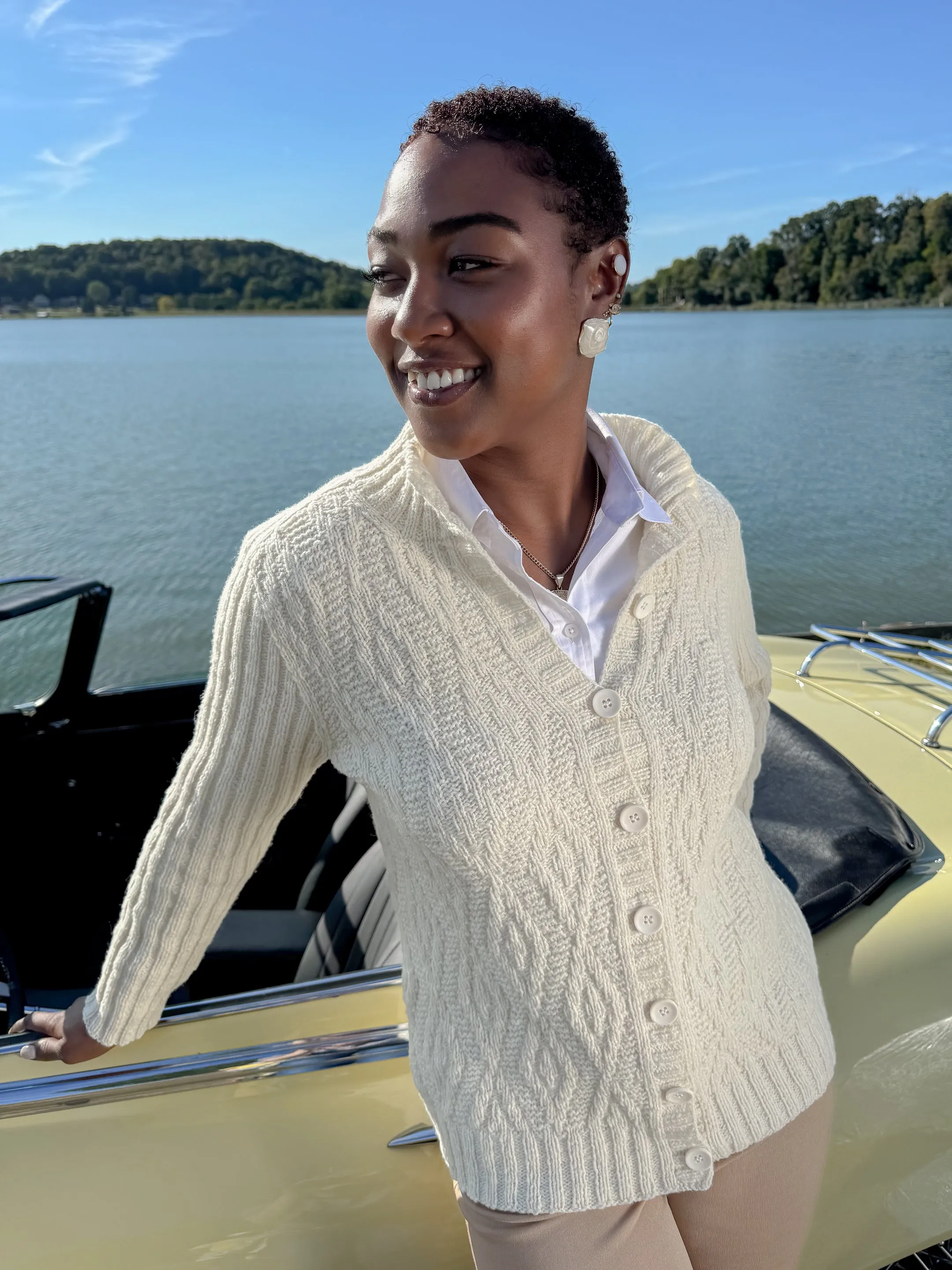 Vespa Cardigan <br/><small>knitting pattern</small>