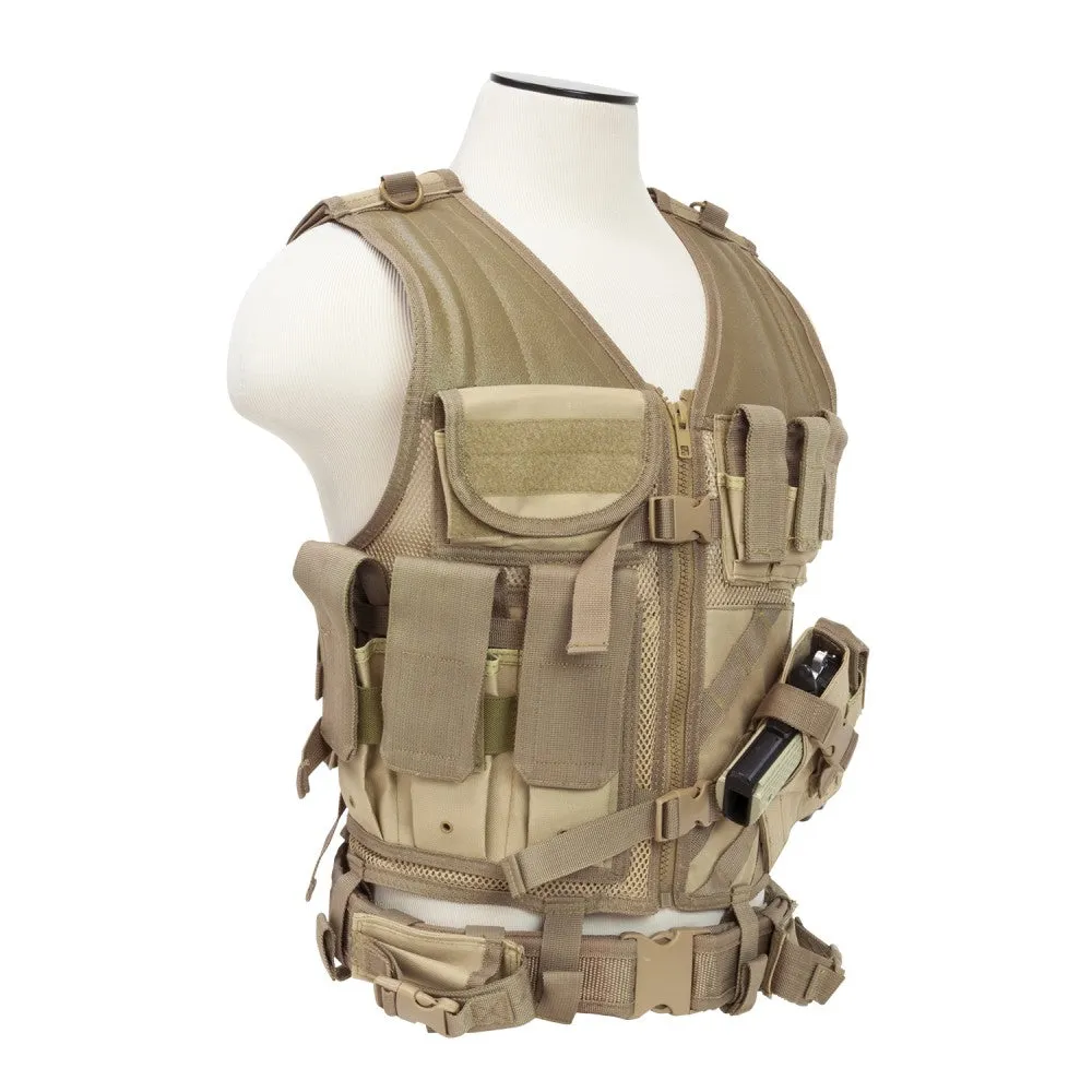 VISM Cross Draw Tactical Vest by NcSTAR