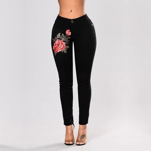 Women Pants Denim Jeans - Stylish Cotton Trousers for Women