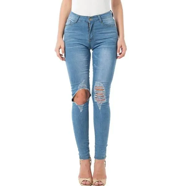 Women Pants Denim Jeans - Stylish Cotton Trousers for Women