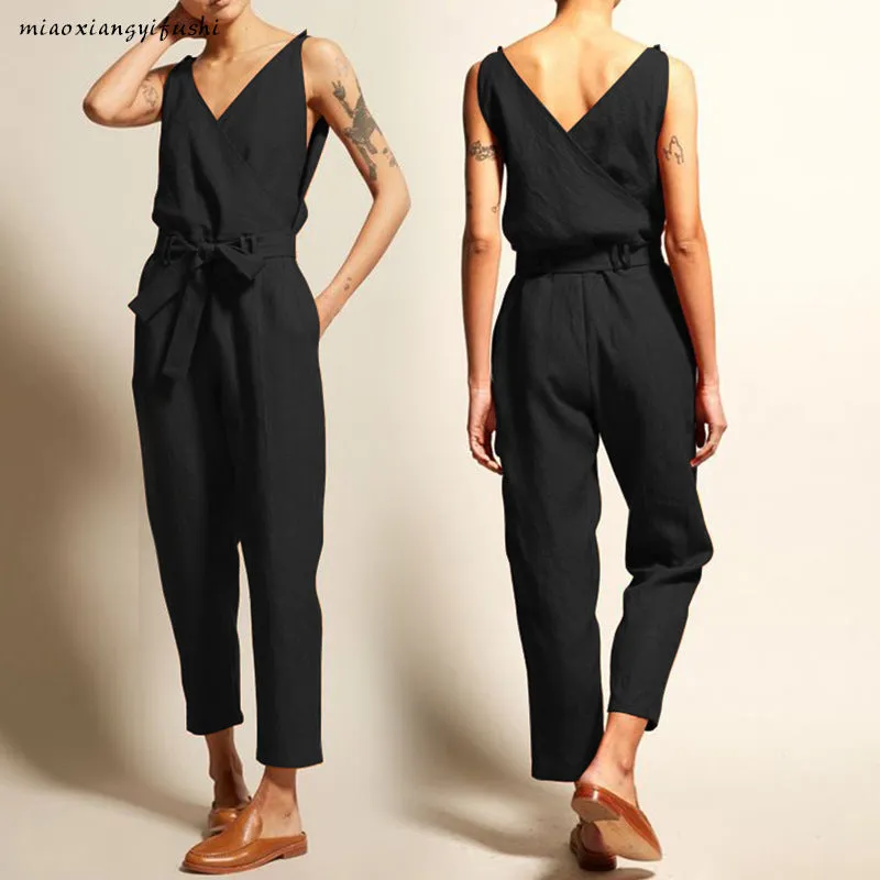 Women's Elegant Office Comfortable New Long Jumpsuit