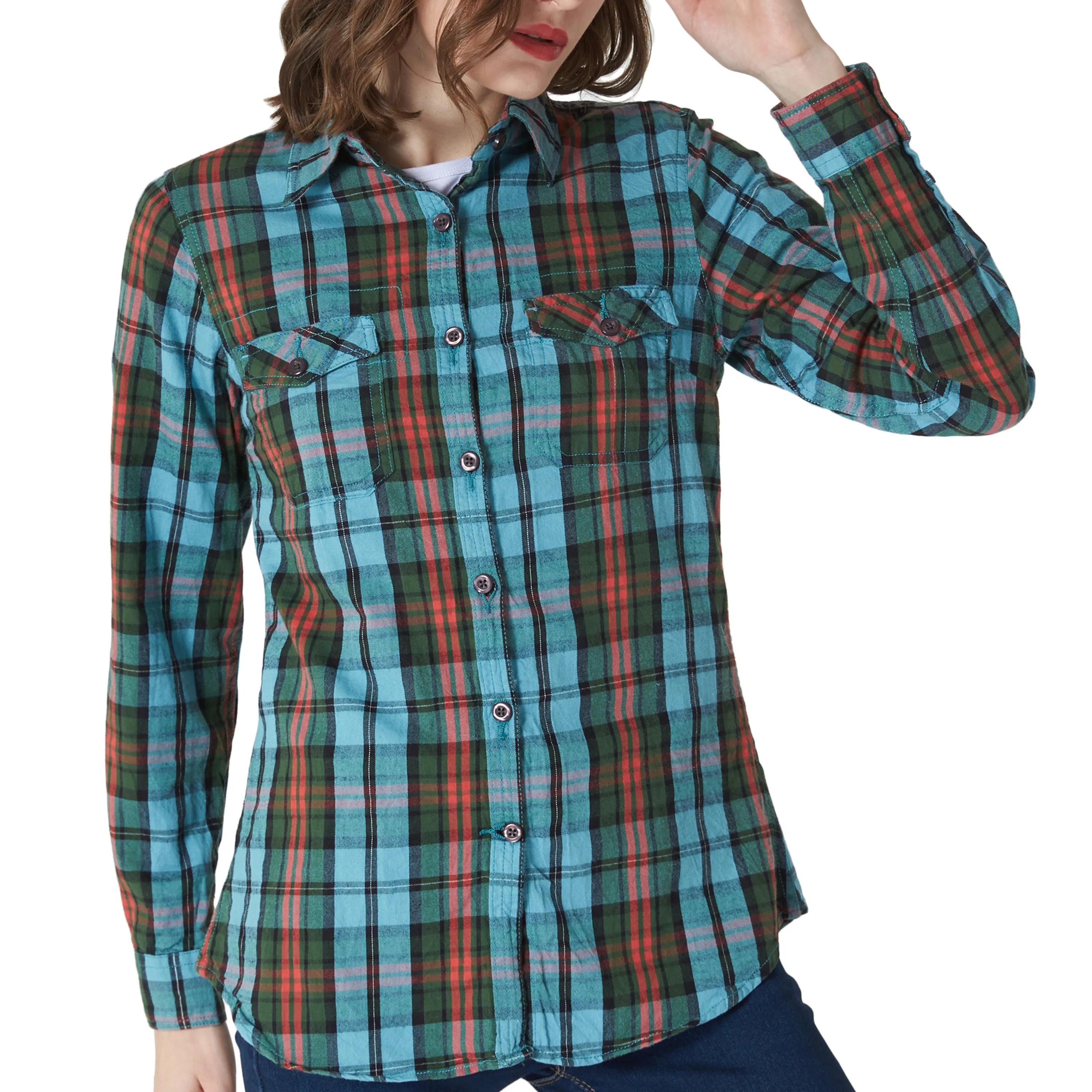 Womens Flannel Cotton Shirt