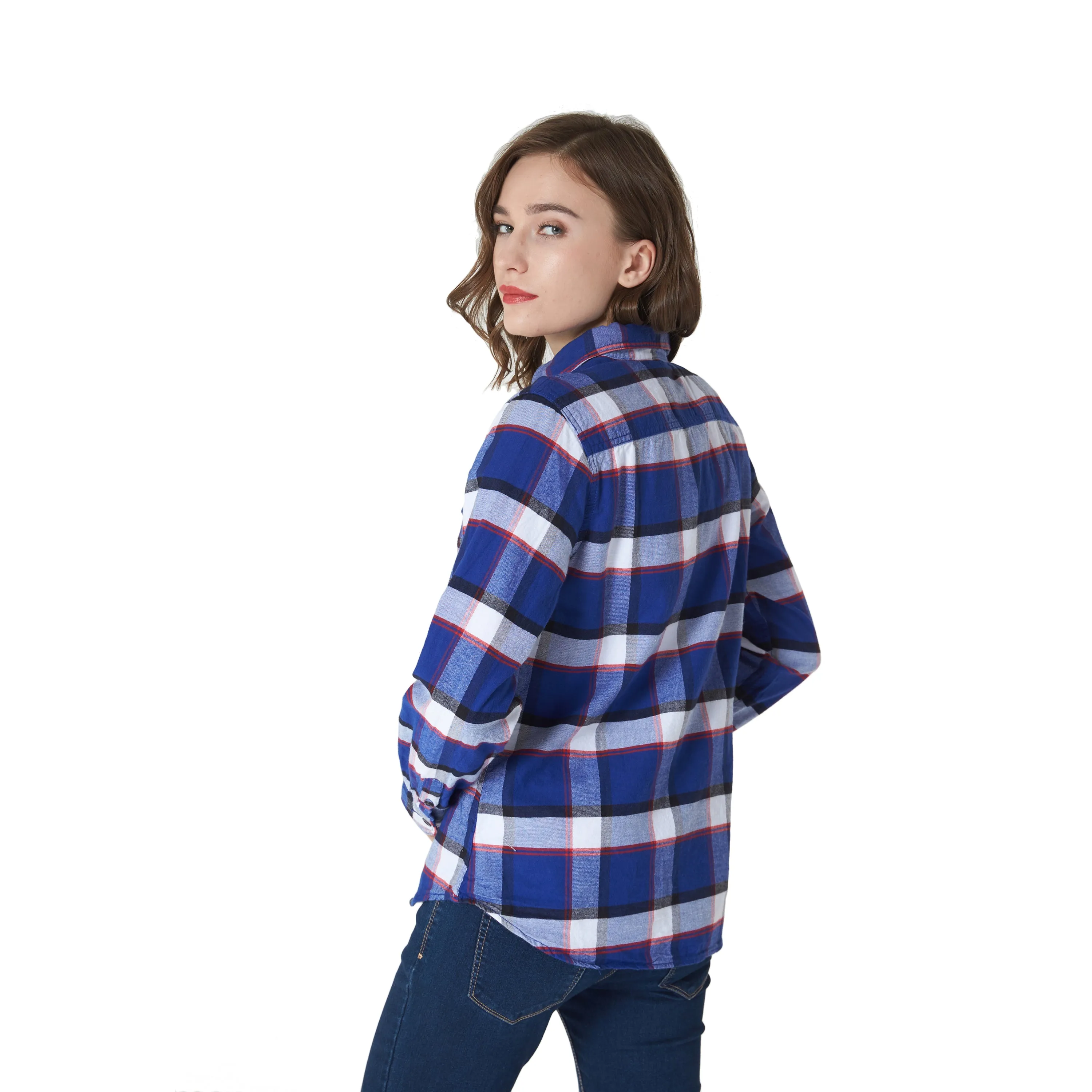 Womens Flannel Cotton Shirt