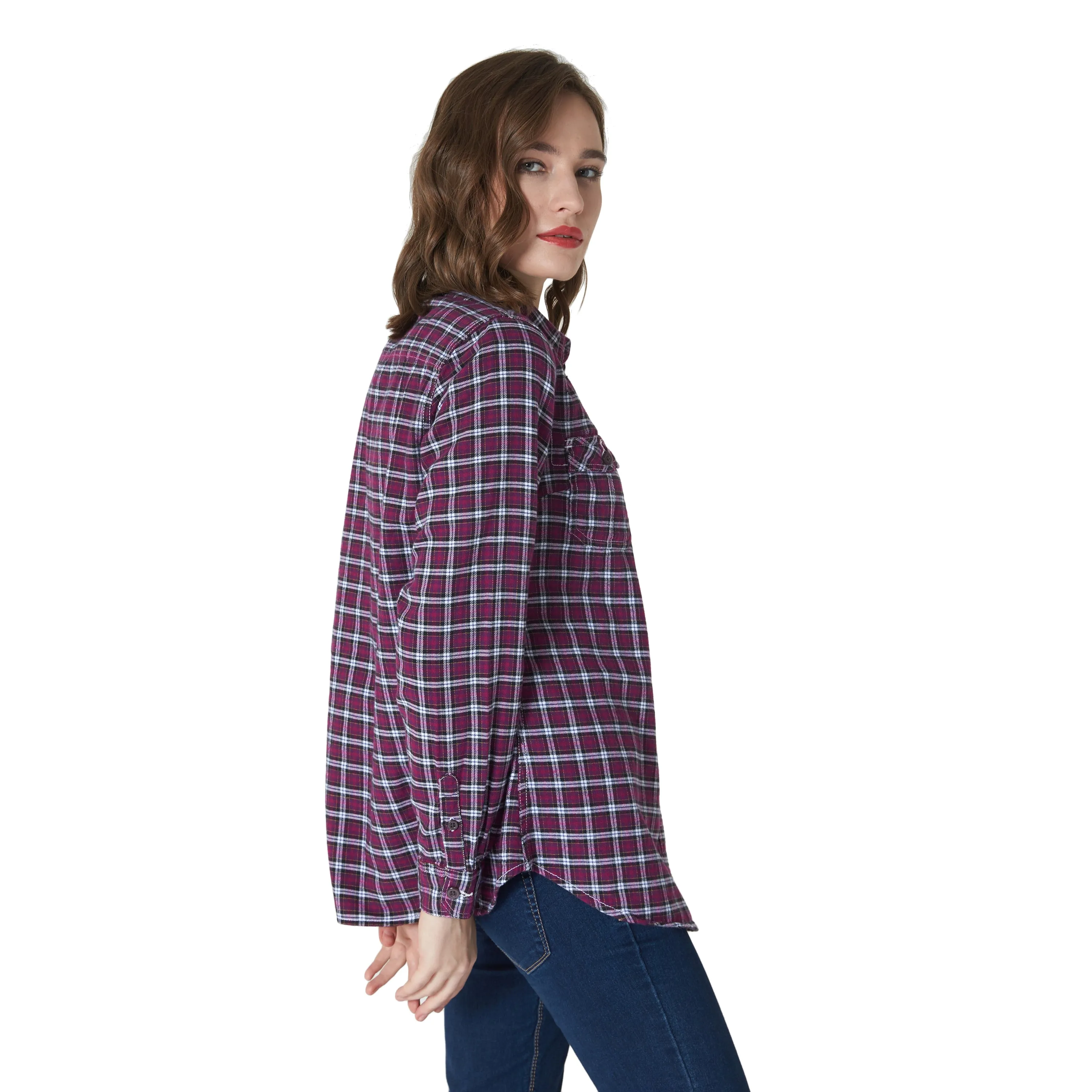 Womens Flannel Cotton Shirt