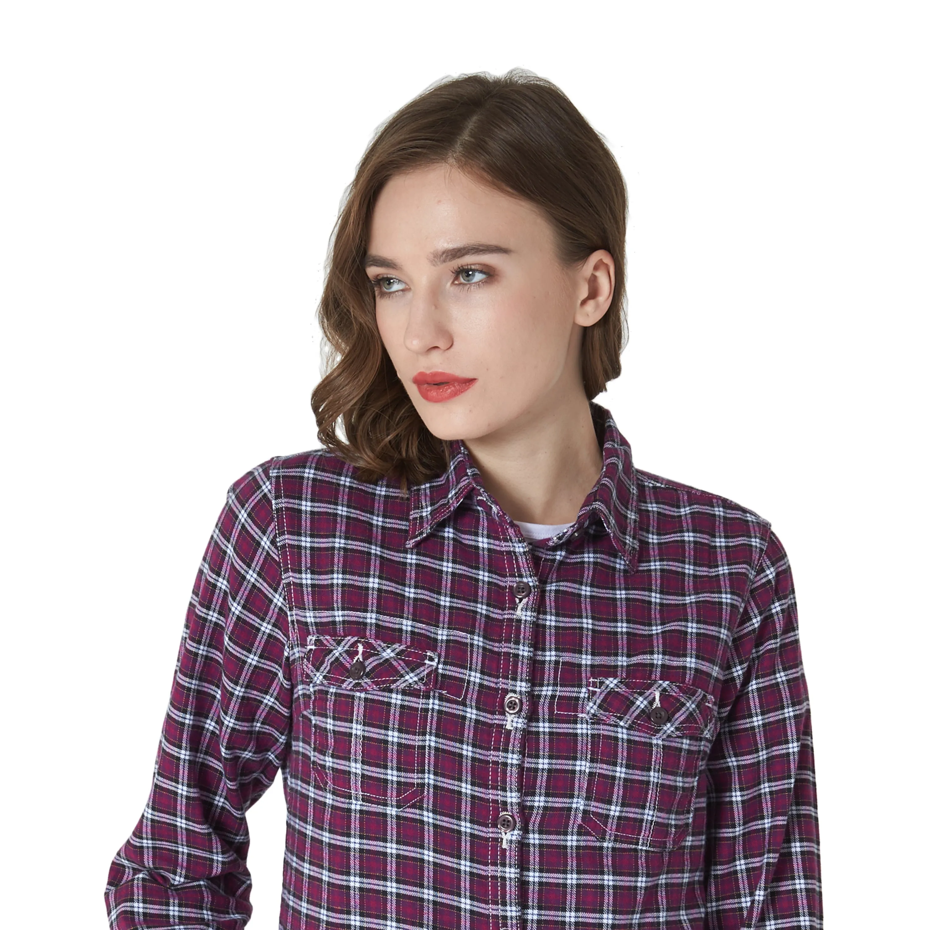 Womens Flannel Cotton Shirt