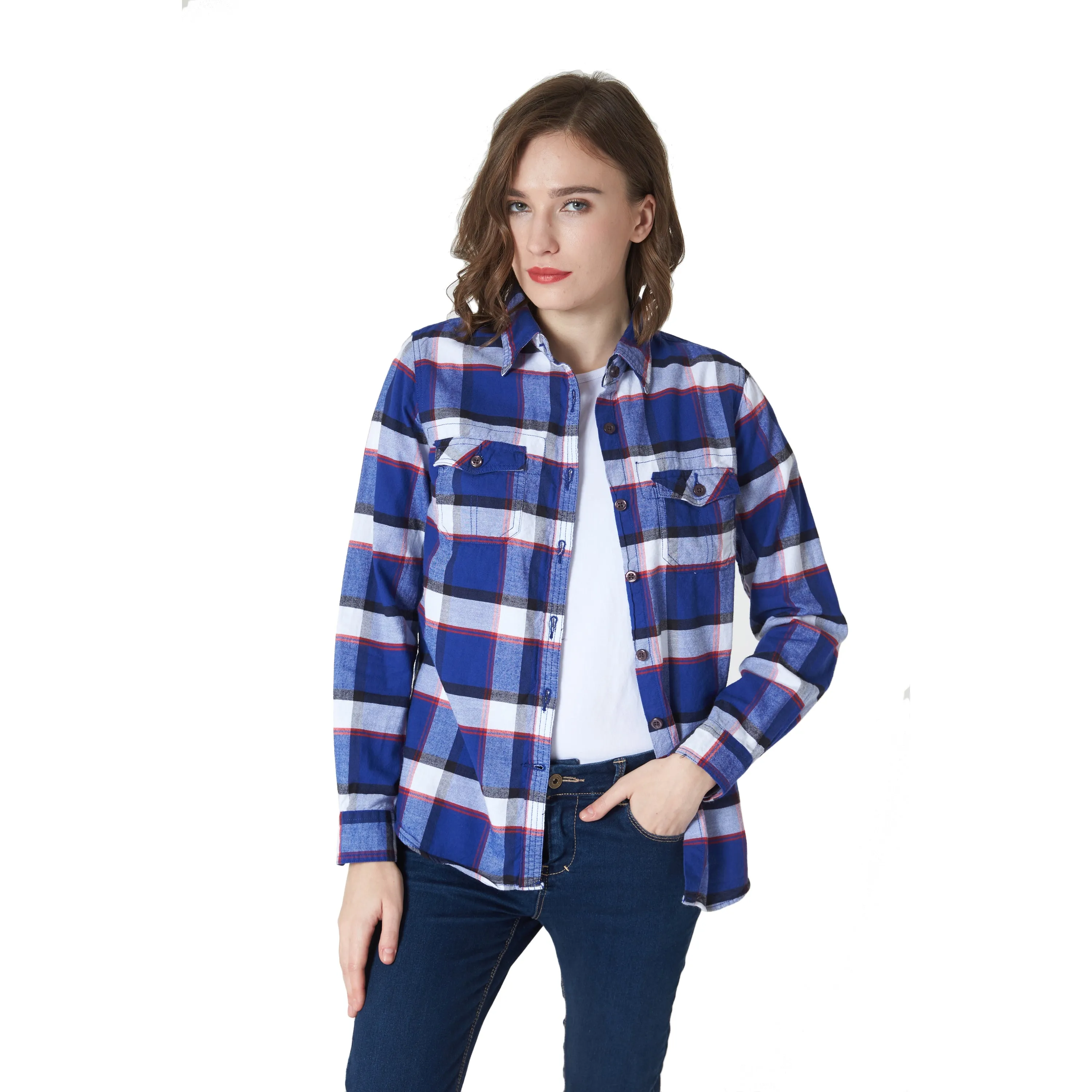 Womens Flannel Cotton Shirt