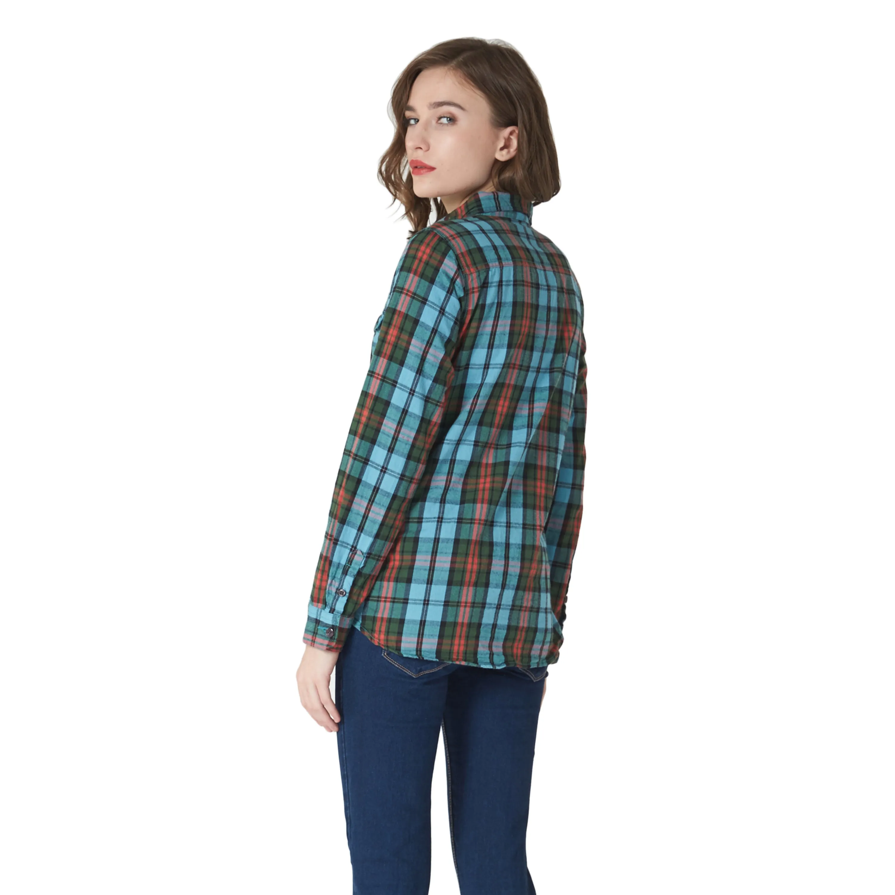 Womens Flannel Cotton Shirt