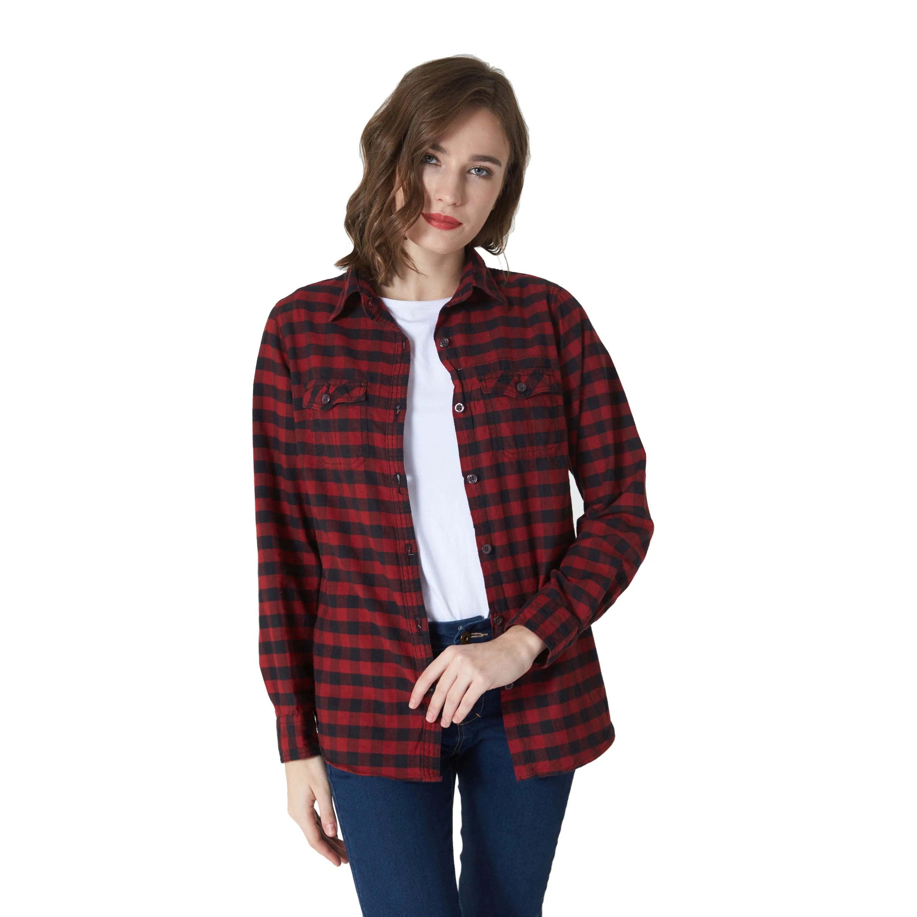 Womens Flannel Cotton Shirt