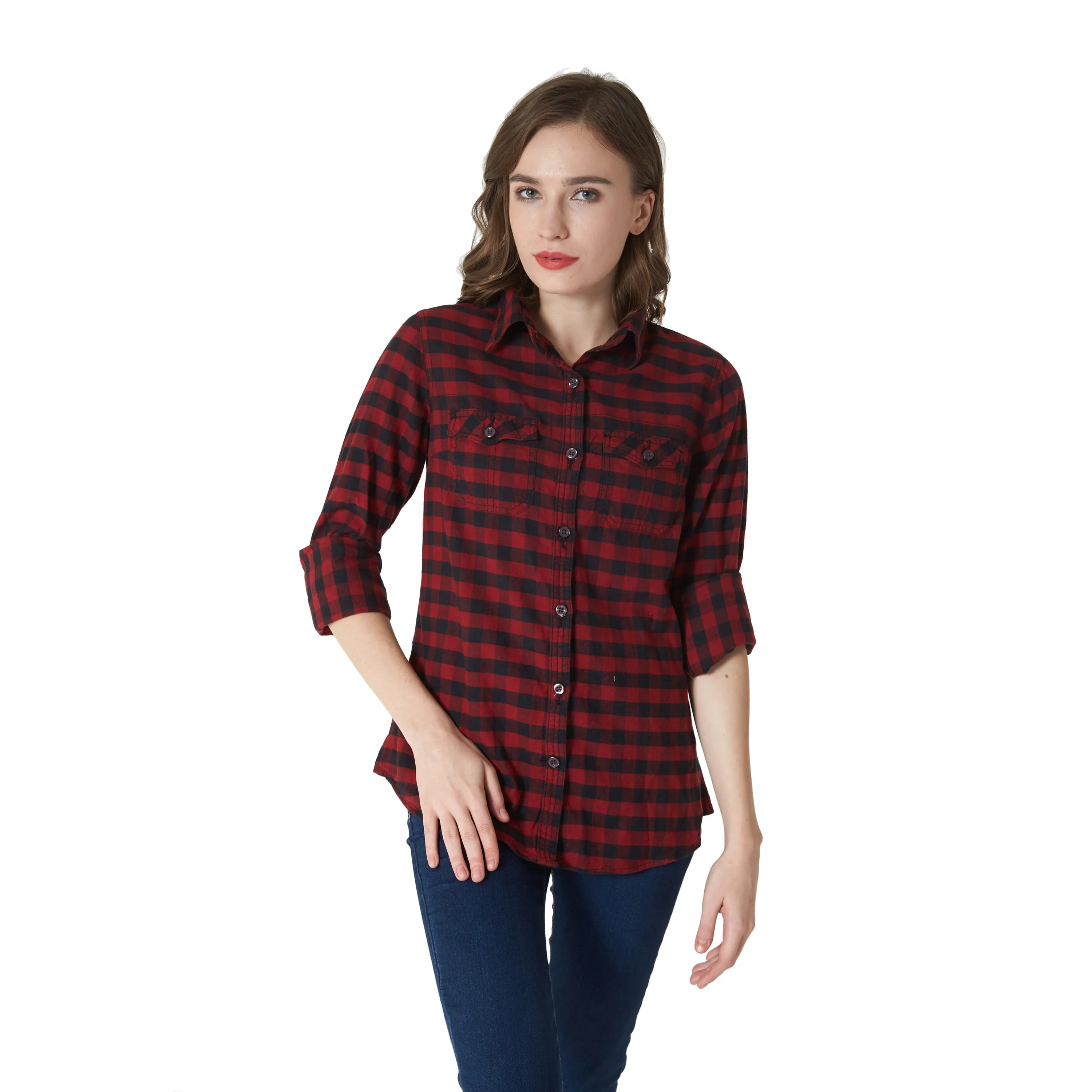 Womens Flannel Cotton Shirt