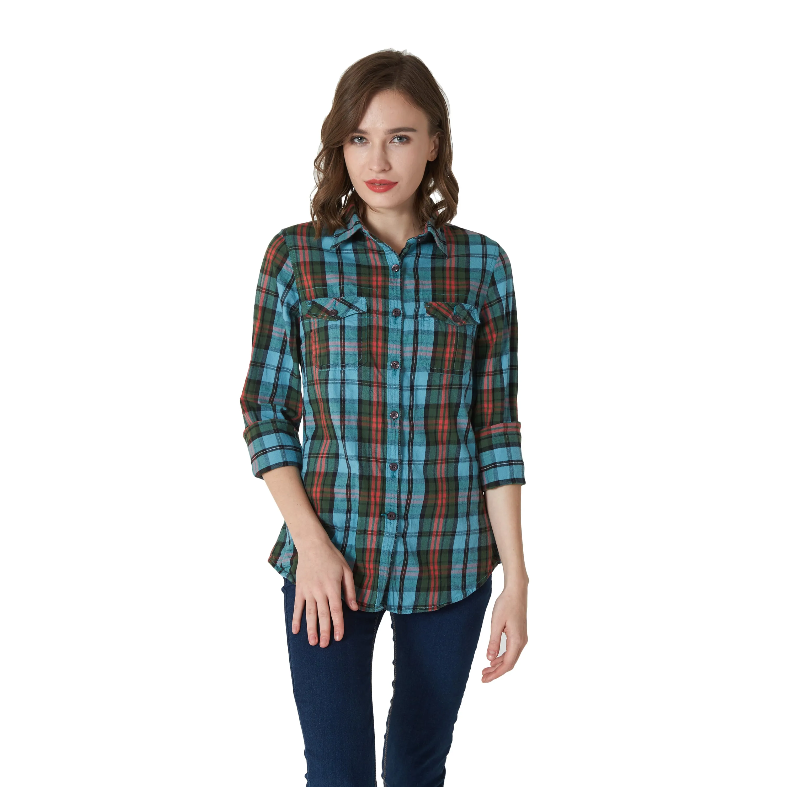 Womens Flannel Cotton Shirt