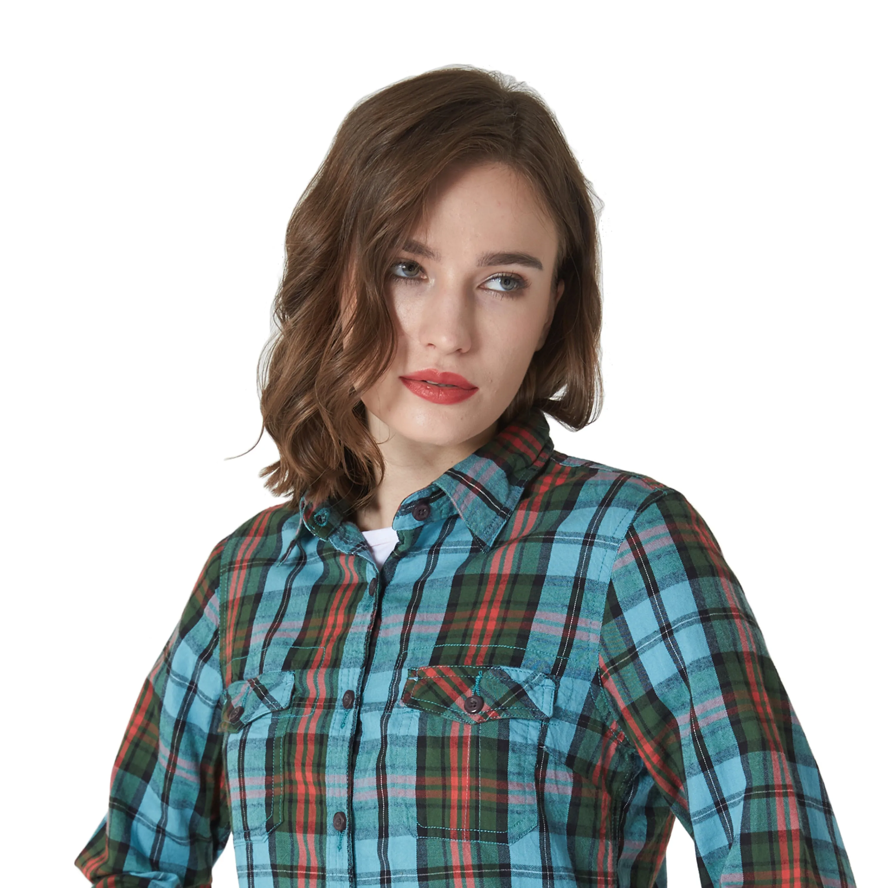 Womens Flannel Cotton Shirt