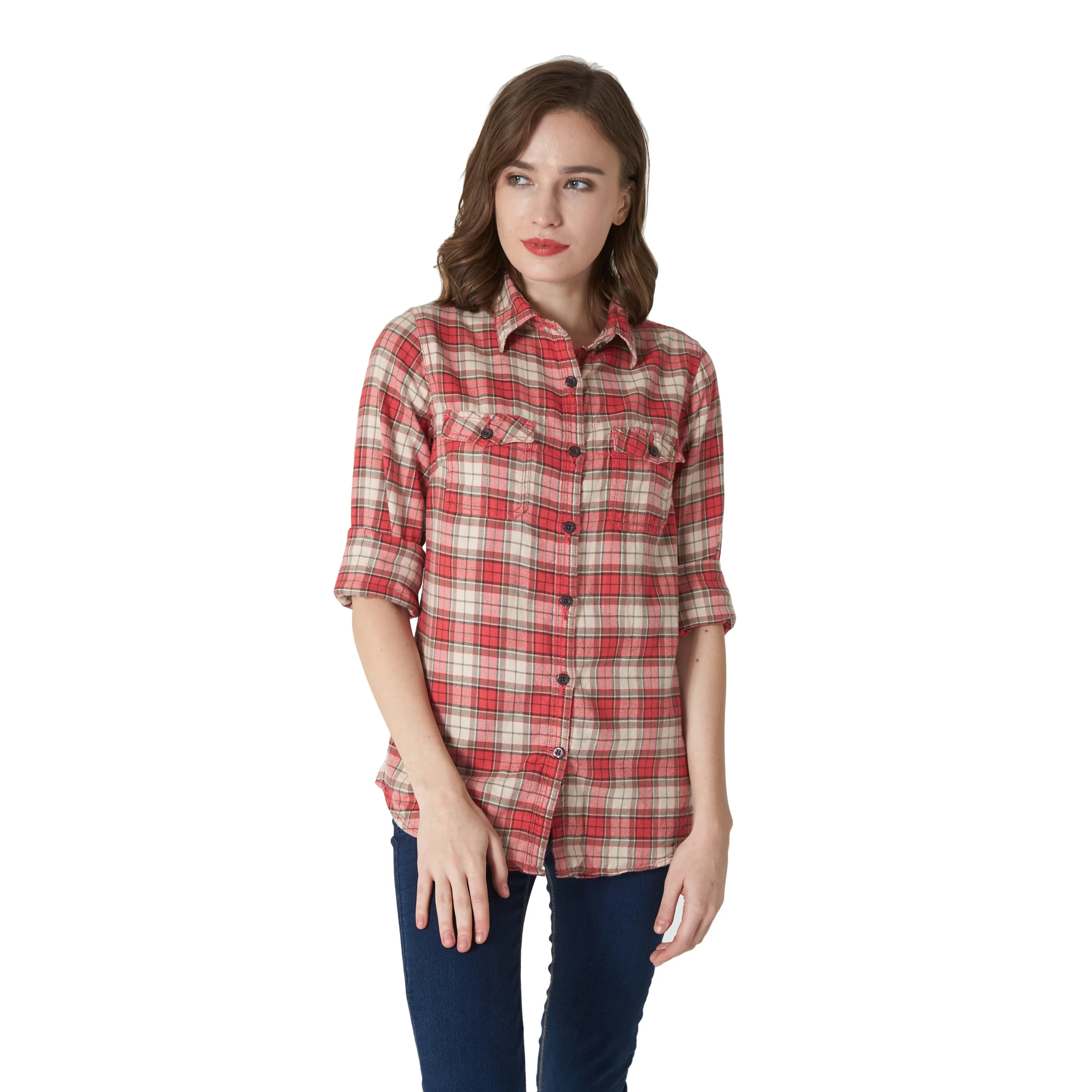 Womens Flannel Cotton Shirt