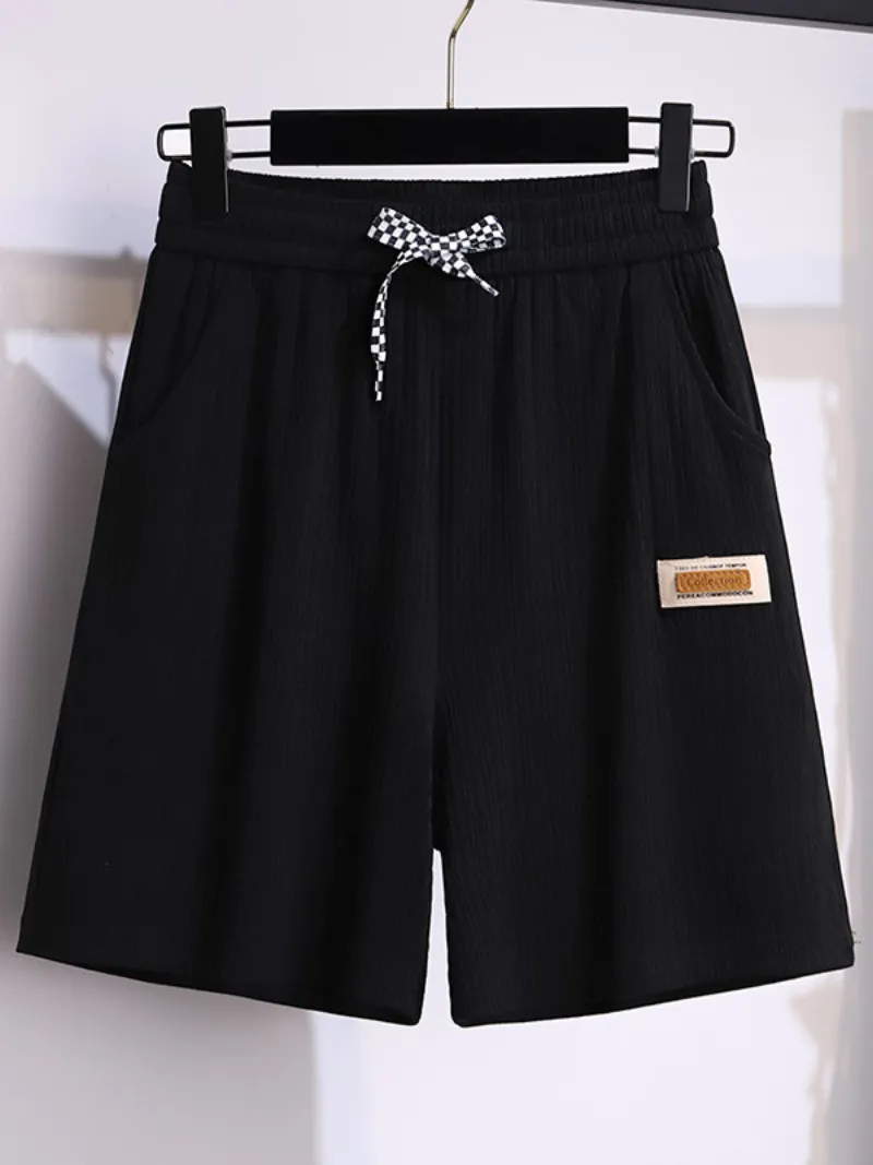 women's summer high waist loose stylish short trouser pants